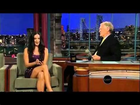 demi moore bikini on letterman